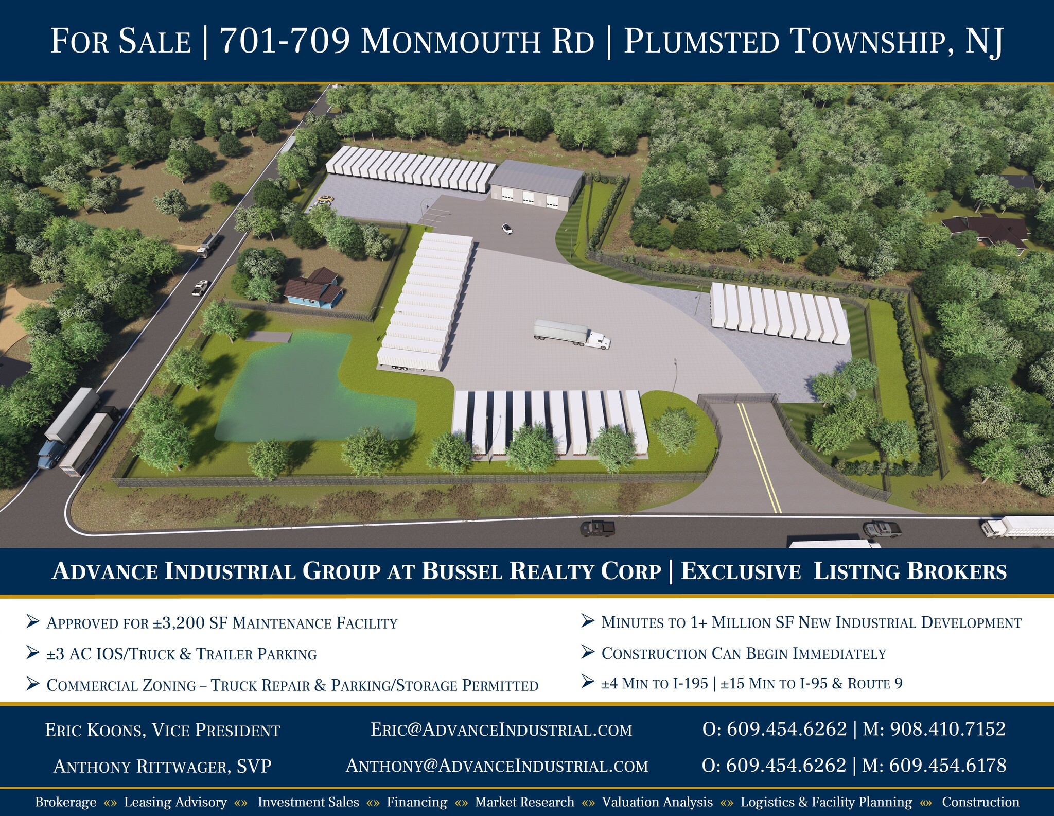 701-709 Monmouth Rd, Plumsted Township, NJ for Sale