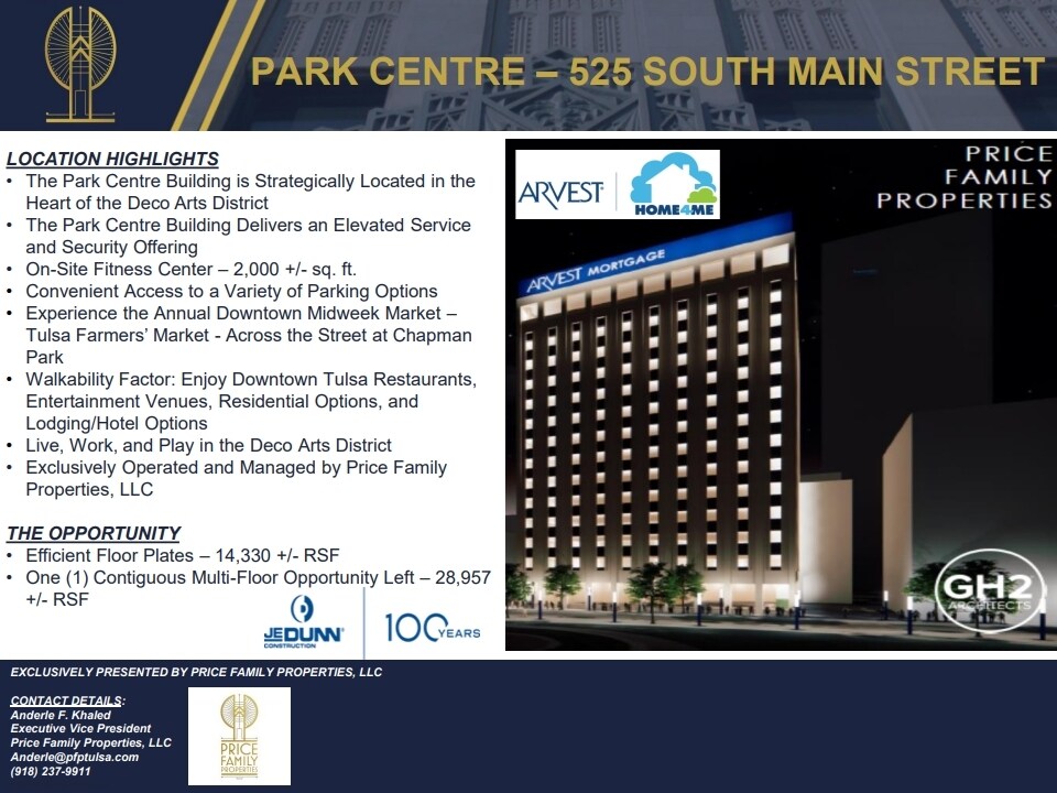 525 S Main St, Tulsa, OK for Rent