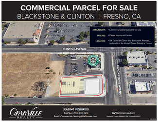 Fresno, CA Commercial Land - 2315 N Blackstone Ave