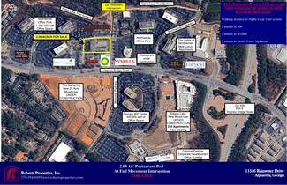 Alpharetta, GA Commercial Land - 11556 Rainwater Dr