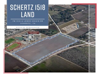 Schertz, TX Commercial Land - FM 1518 & Lower Seguin Rd