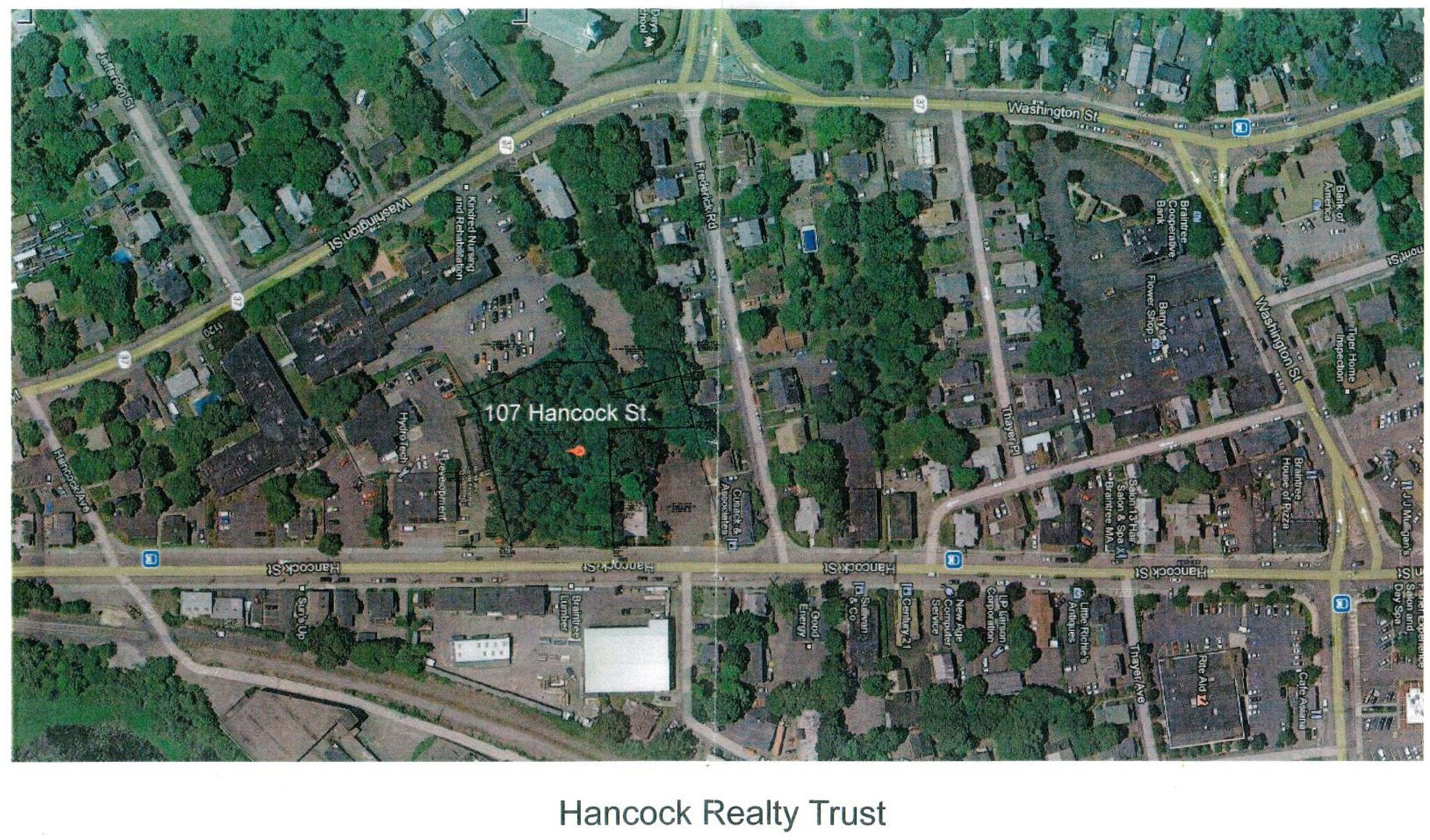 107 Hancock St Braintree, MA 02184 Land Property for Lease on