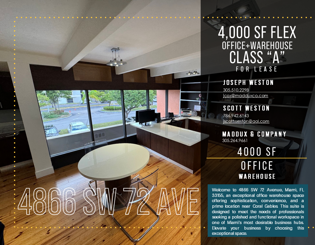 4866 SW 72nd Ave, Miami, FL for Rent