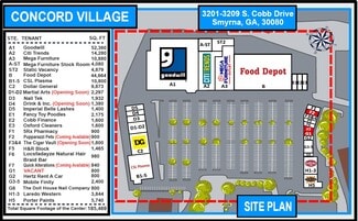 Smyrna, GA Retail - 3201-3209 S Cobb Dr