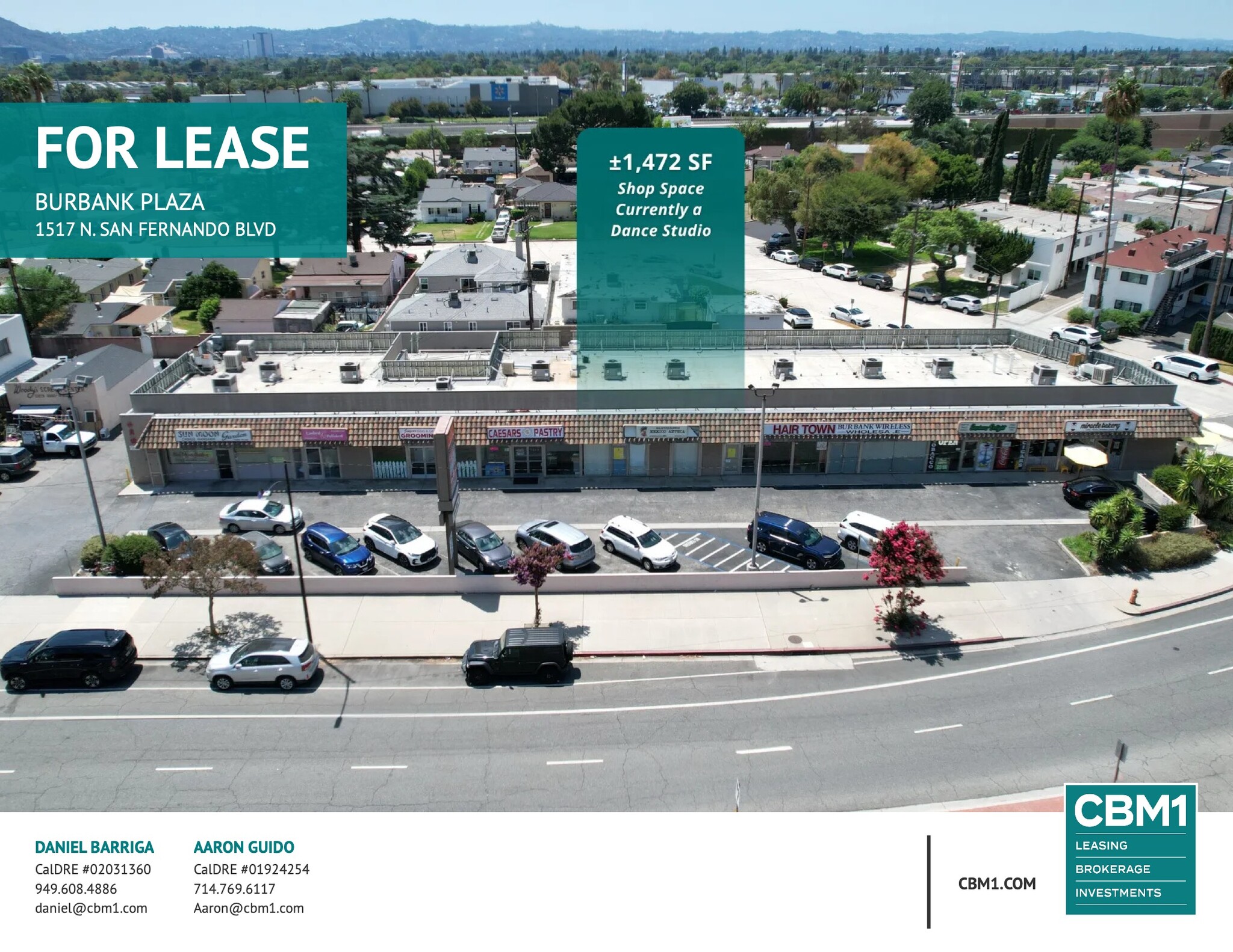 1513-1527 N San Fernando Blvd, Burbank, CA for Rent