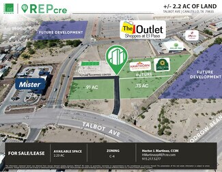 Canutillo, TX Commercial Land - Talbot & I-10