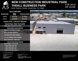 Houston, TX Industrial - 6702 Theall Rd