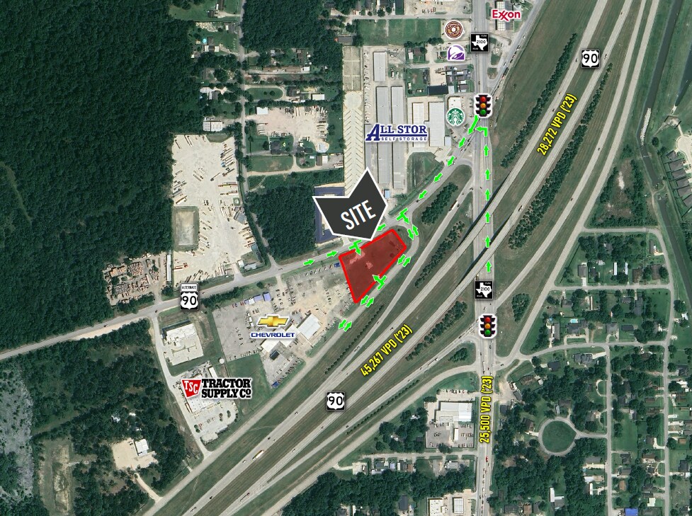 Hwy 90 & FM 2100, Crosby, TX for Sale