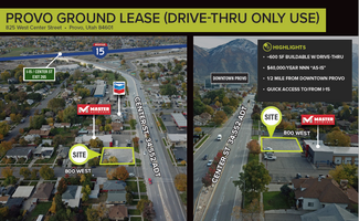 Provo, UT Commercial Land - 825 W Center St