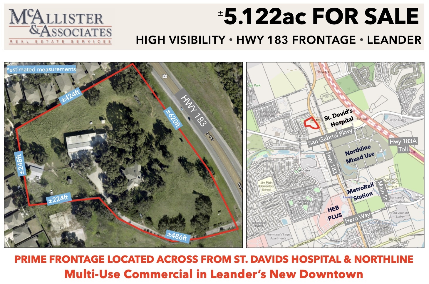 4180 Highway 183, Leander, TX for Sale