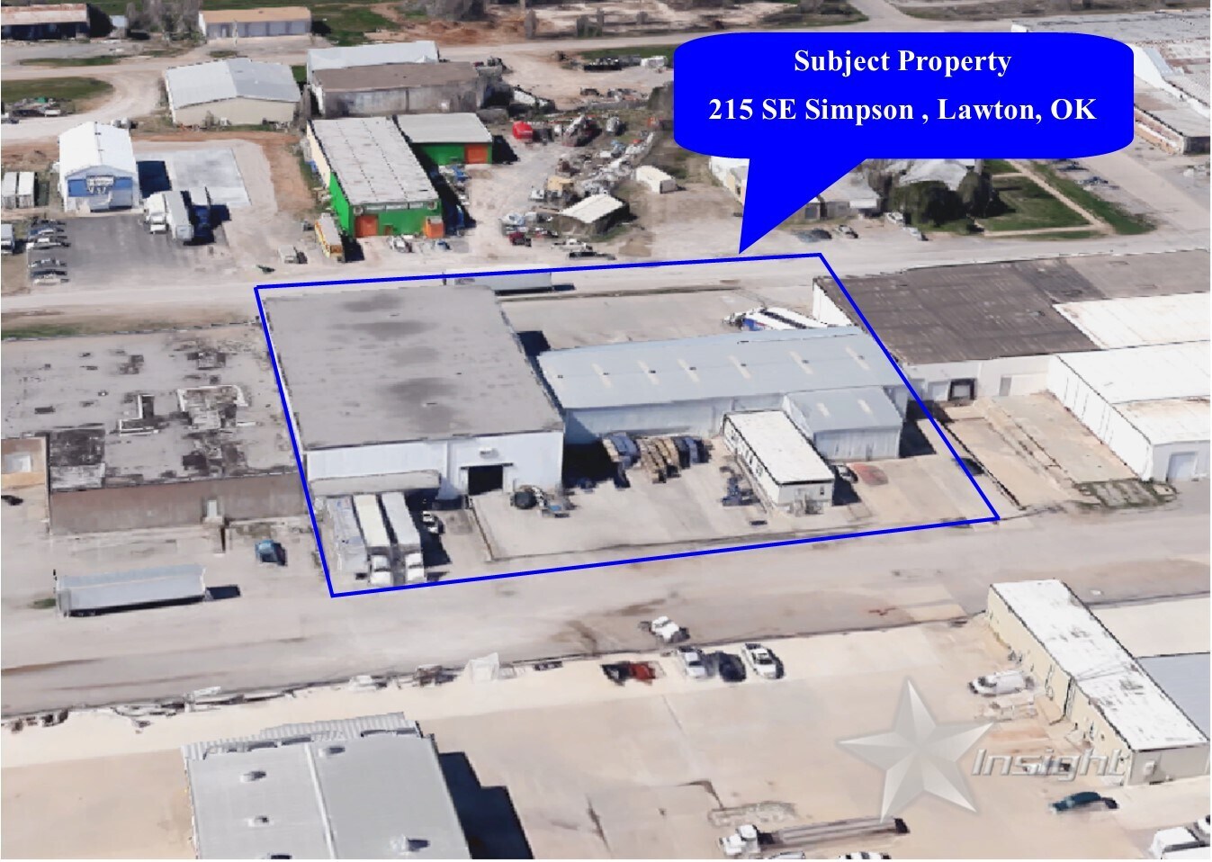 215 SE Simpson St Lawton, OK 73501 Industrial Property for Lease on