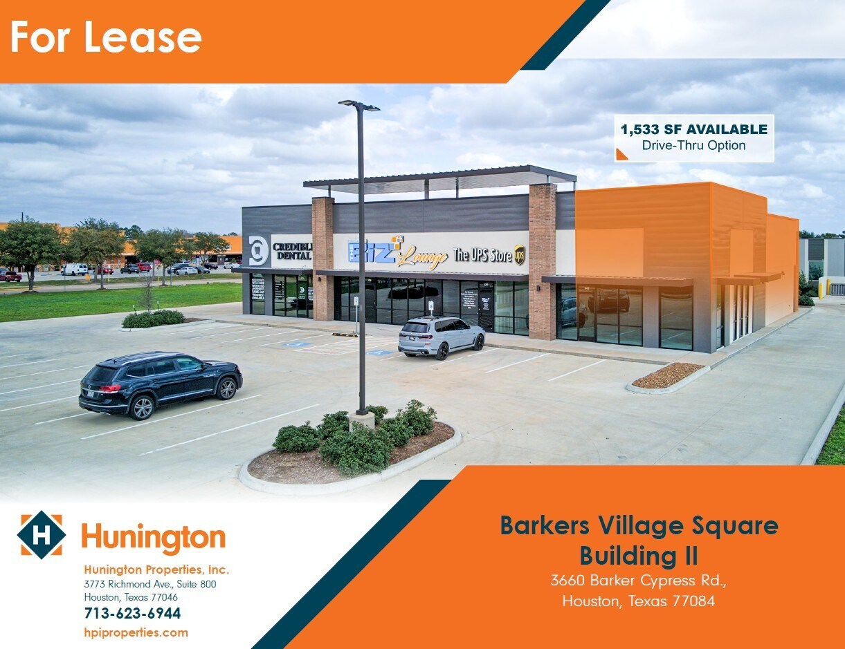 3660 Barker Cypress Rd, Houston, TX for Rent