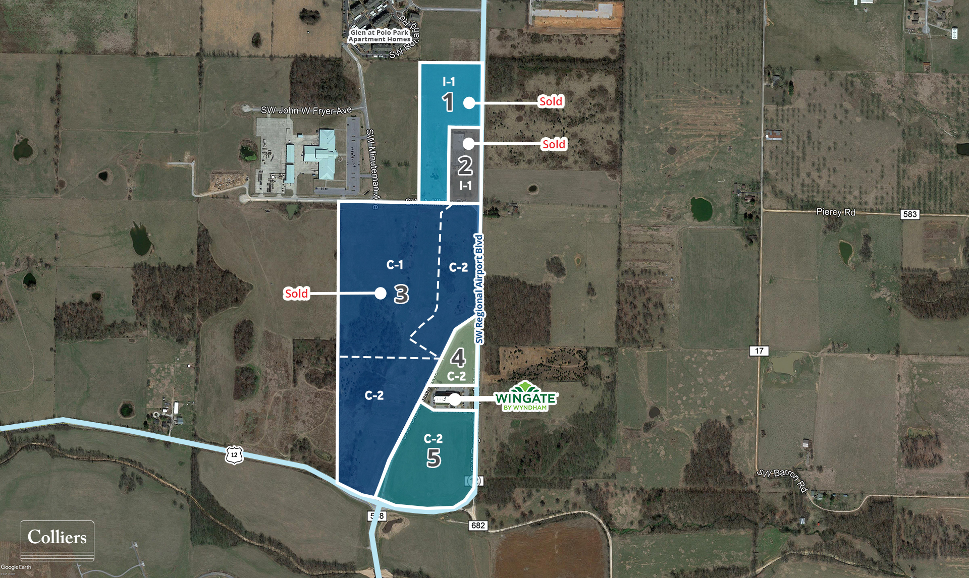 NWC of SW Regional Airport Blvd & Highway 12 Blvd, Bentonville, AR for Sale