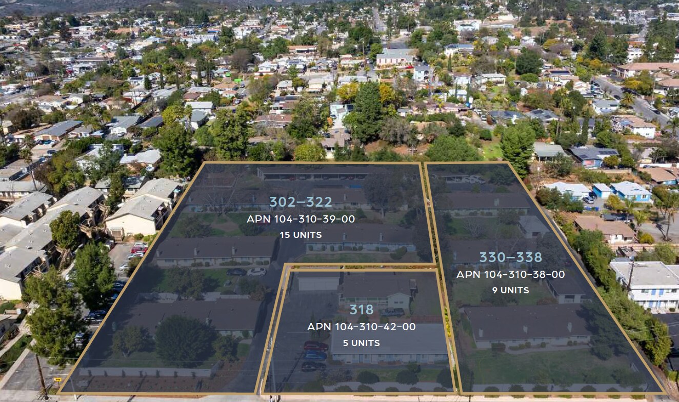 302-338 E Fallbrook St, Fallbrook, CA for Sale