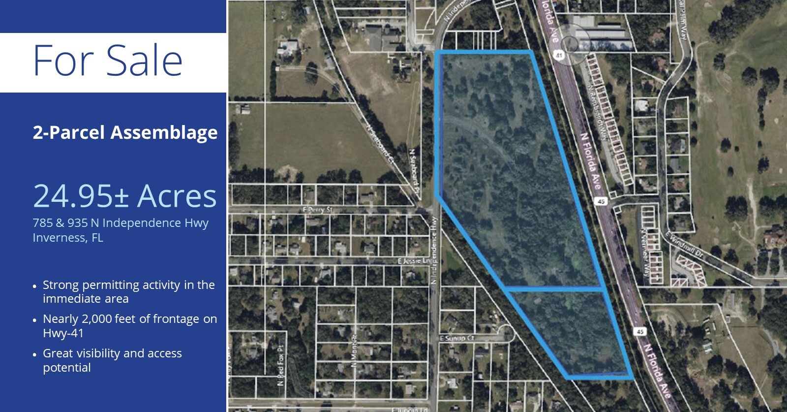 785 & 935 N Independence Hwy, Inverness, FL for Sale