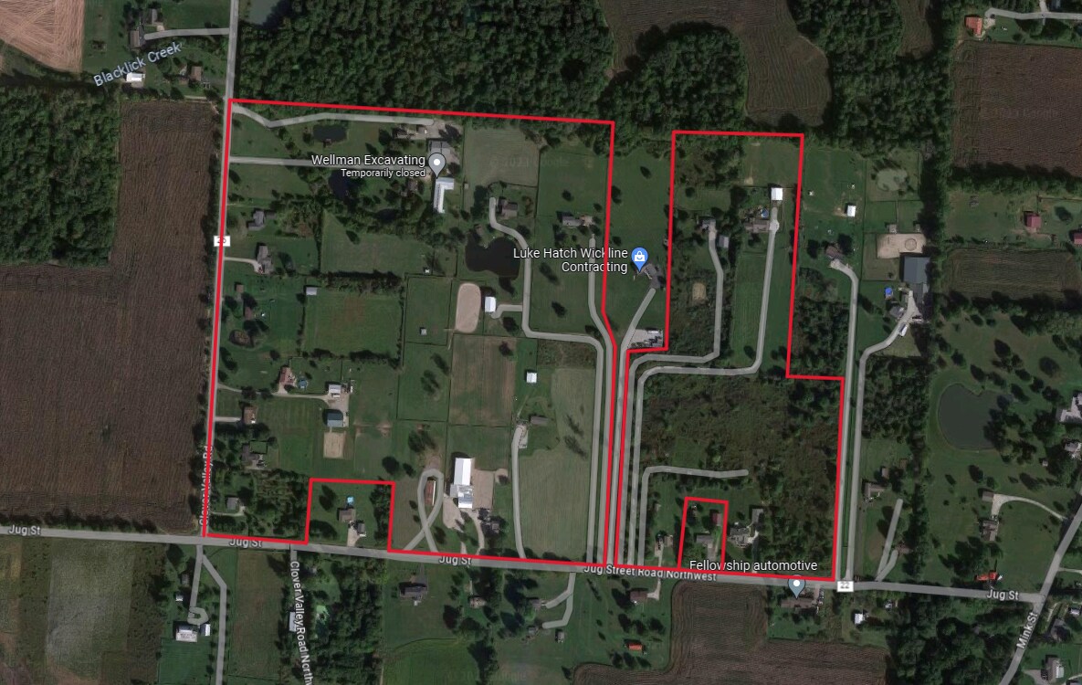 Jug Street NW and Clover Valley Land Assemblage @ Clover Valley, Johnstown, OH for Sale