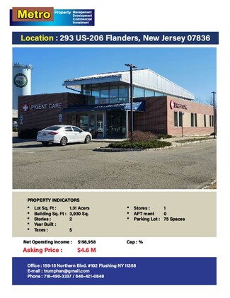 Flanders, NJ Bank - 293 US Hwy 206