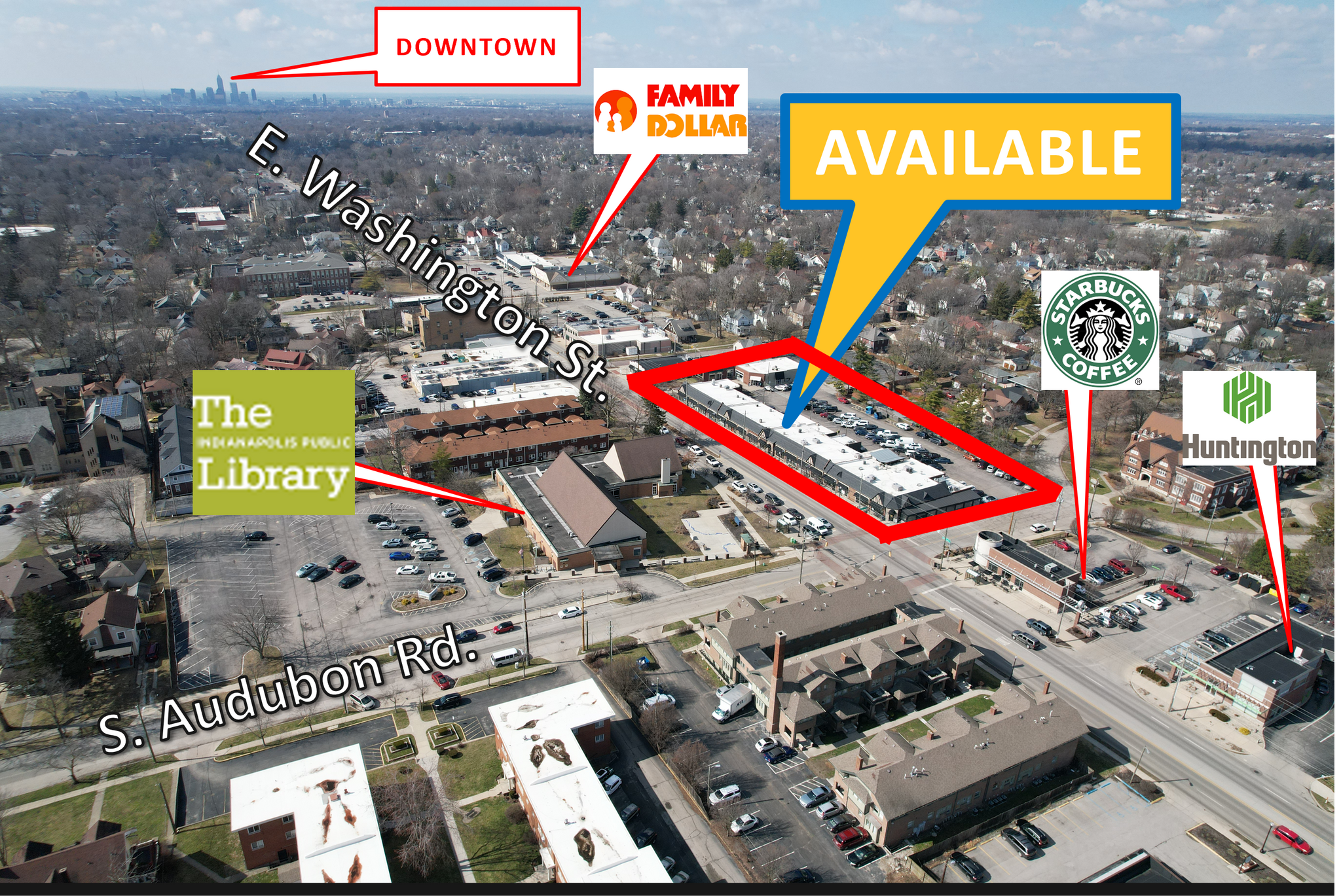 5614-5648 E Washington St, Indianapolis, IN for Rent