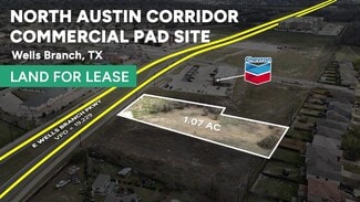 Pflugerville, TX Commercial Land - E Wells Branch Parkway