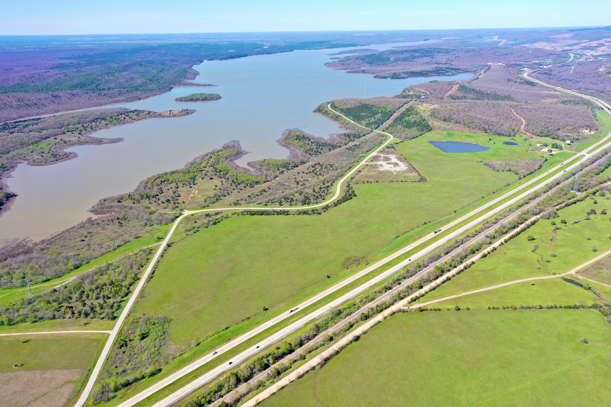 73 +/- Acres 69/75 Hwy, Atoka, OK for Sale