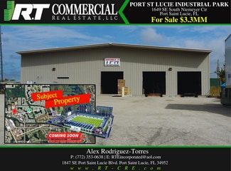 Port Saint Lucie, FL Warehouse - 1649 SE South Niemeyer Cir Port Saint Lucie, FL Warehouse - 1649 SE South Niemeyer Cir