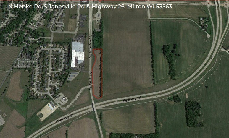 N Henke Rd/S Janesville Rd & Highway 26, Milton, WI for Sale