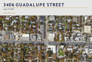 Austin, TX Commercial Land - 3406 Guadalupe St