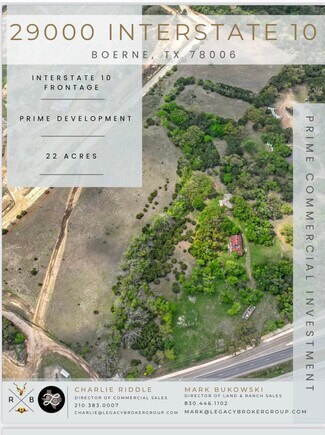 Boerne, TX Commercial Land - 29000 IH 10 Boerne, TX Commercial Land - 29000 IH 10