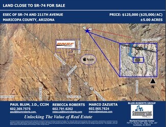 East of SEC SR 74 211th Ave  