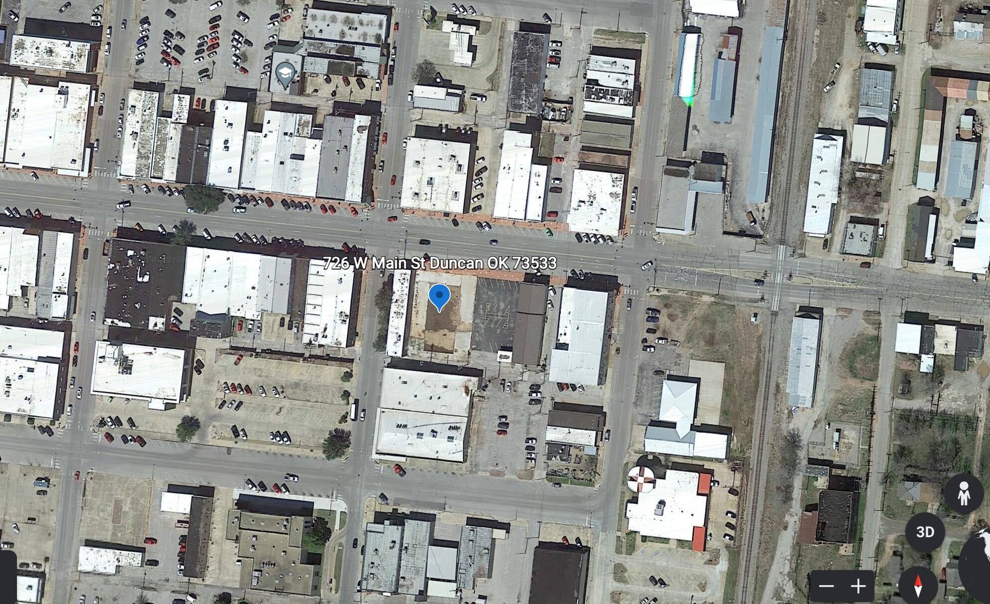 726 Main Duncan, OK 73533 Land Property for Lease on