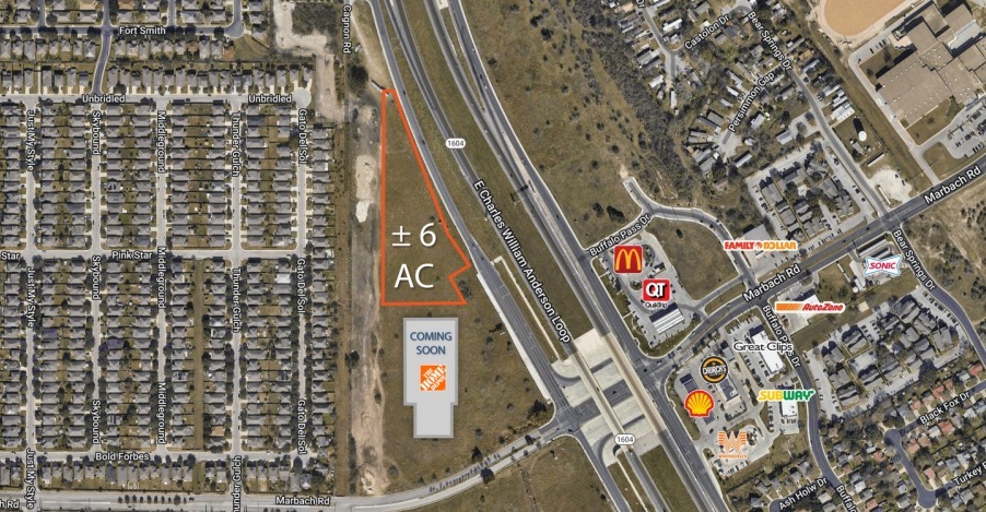 Charles Williams Anderson Loop 1604 and Marbach Rd, San Antonio, TX for Sale