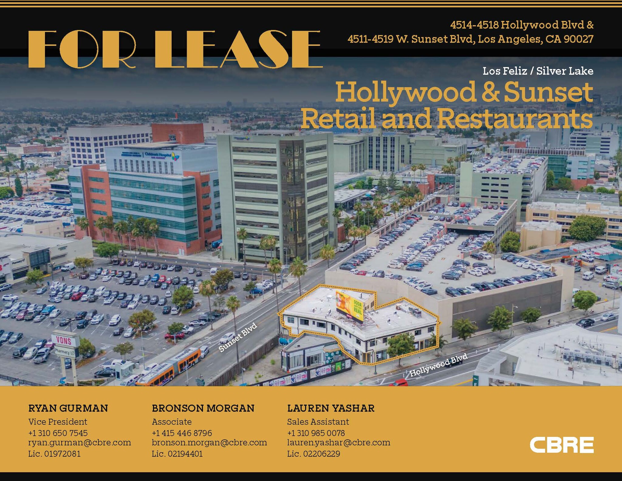 4511 W Sunset Blvd, Los Angeles, CA for Rent