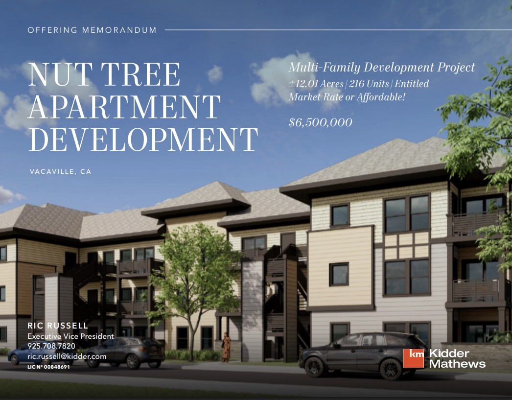 Nut Tree Apartment Development, Vacaville, CA for Sale