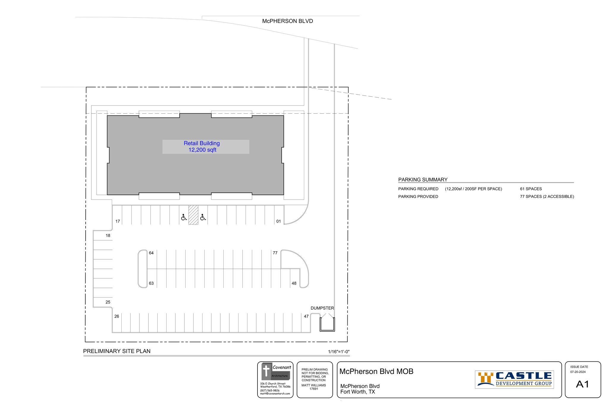 SWQ McPherson Blvd, Fort Worth, TX for Rent