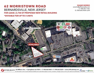 Bernardsville, NJ Retail - 62 Morristown Rd
