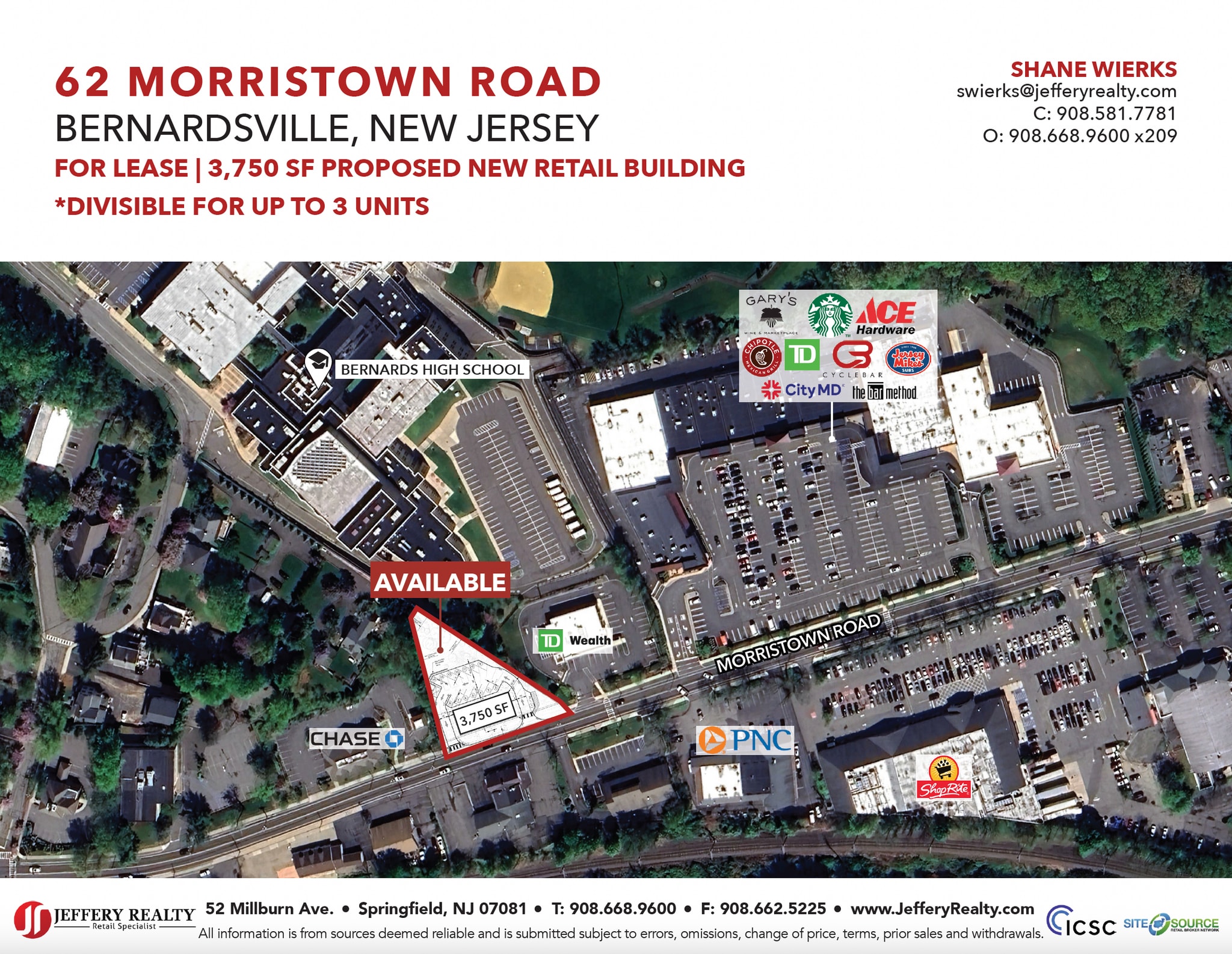 62 Morristown Rd, Bernardsville, NJ for Rent