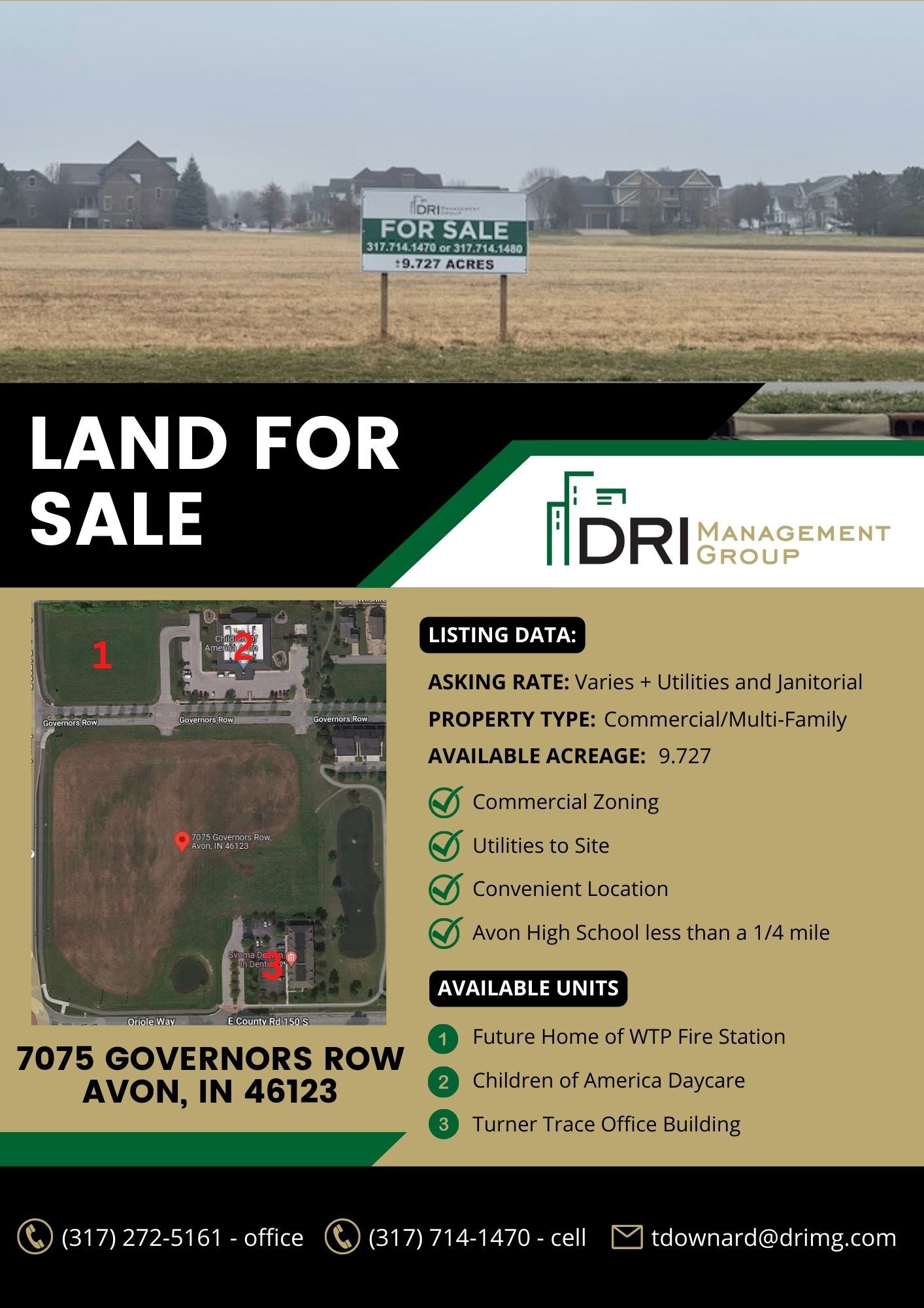 1500 S SR 267 Avon, IN 46123 Land Property for Sale on