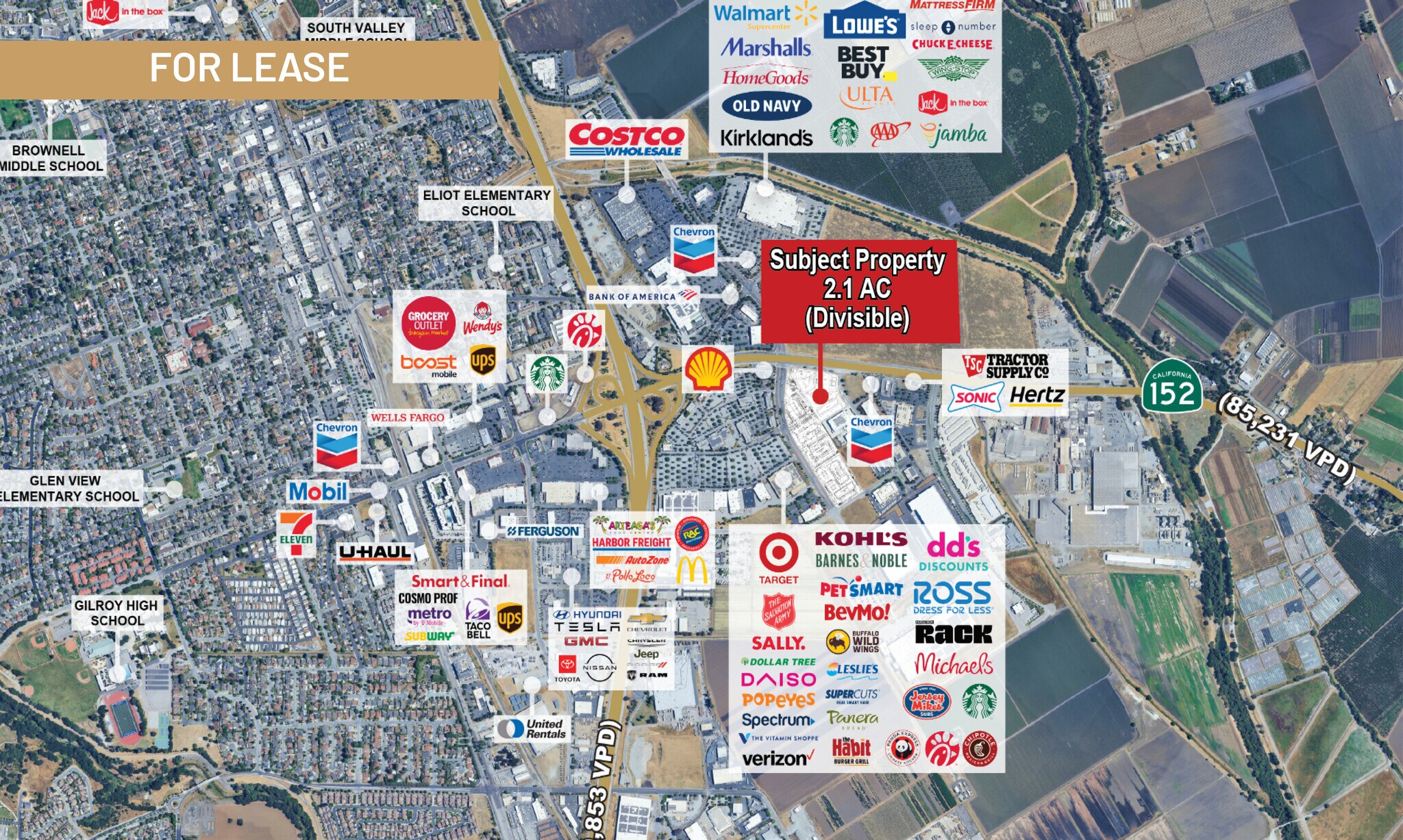 Silacci Way @ Hwy 152, Gilroy, CA for Rent