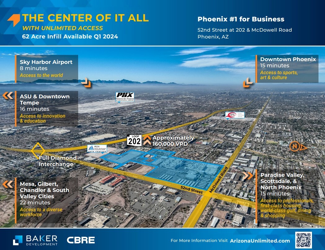 Loop 202 & 52nd St, Phoenix, AZ for Rent