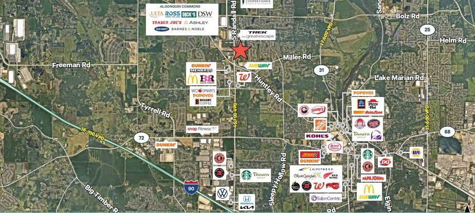 Randall Rd @ Route 72, Dundee, IL for Sale