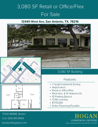 San Antonio, TX Storefront Retail/Office - 12440 West Ave San Antonio, TX Storefront Retail/Office - 12440 West Ave