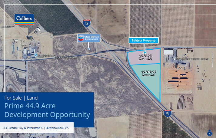 SEC Lerdo Hwy @ Interstate 5, Buttonwillow, CA for Sale