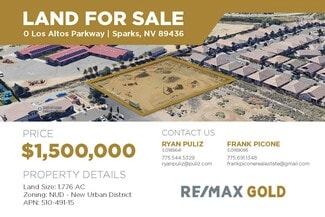 Sparks, NV Commercial - 0 Los Altos Parkway