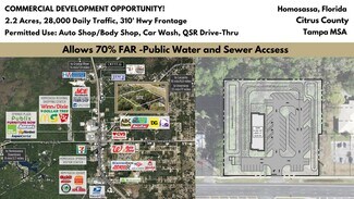 Homosassa, FL Commercial Land - 3409 Suncoast blvd