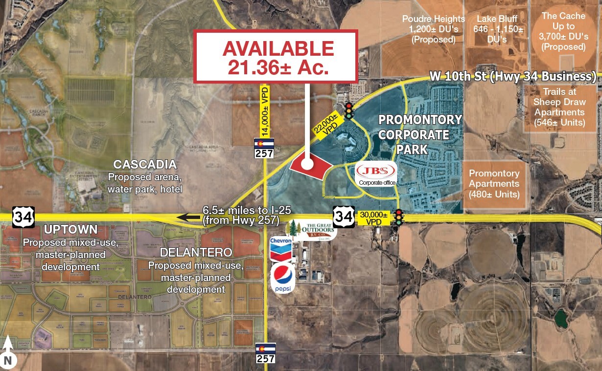 SEC of US 34 Business & US Hwy 257, Greeley, CO for Sale