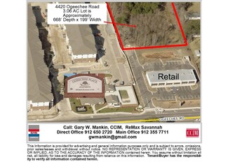 Savannah, GA Commercial Land - 4420 Ogeechee Rd