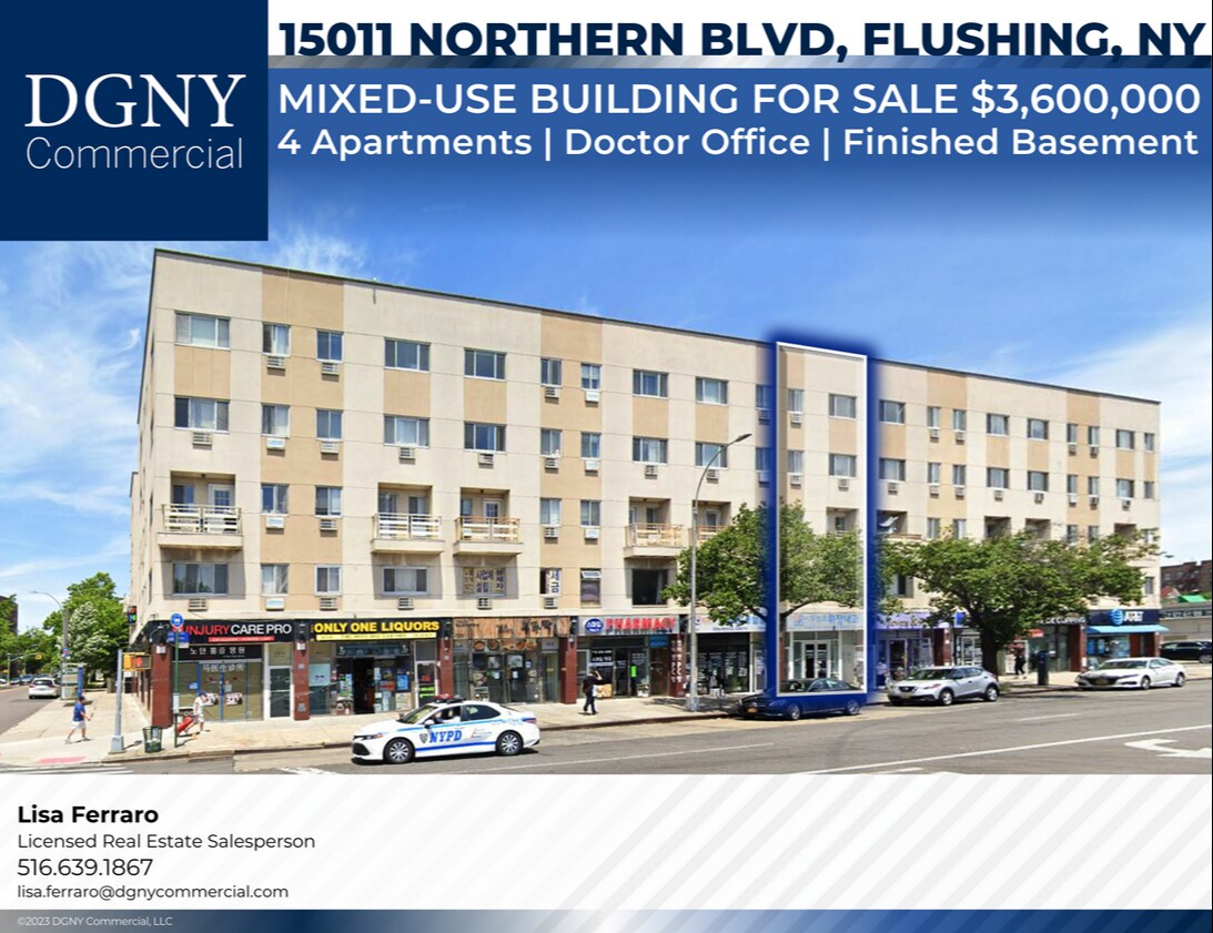 15011 Northern Blvd Flushing, NY 11354 MultiFamily Property for Sale