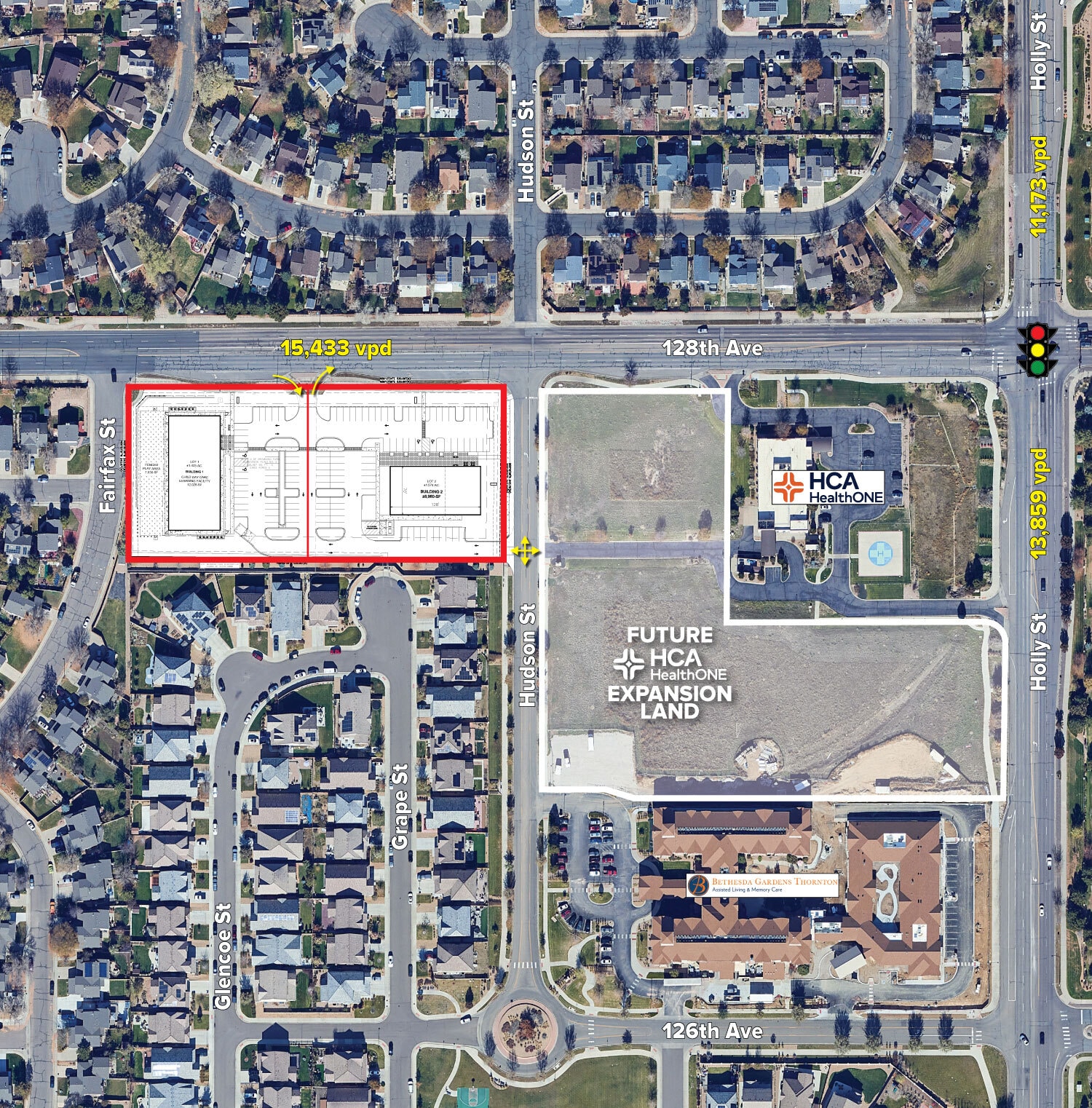 128th Ave & Hudson Street St @ Hudson Street, Thornton, CO for Sale
