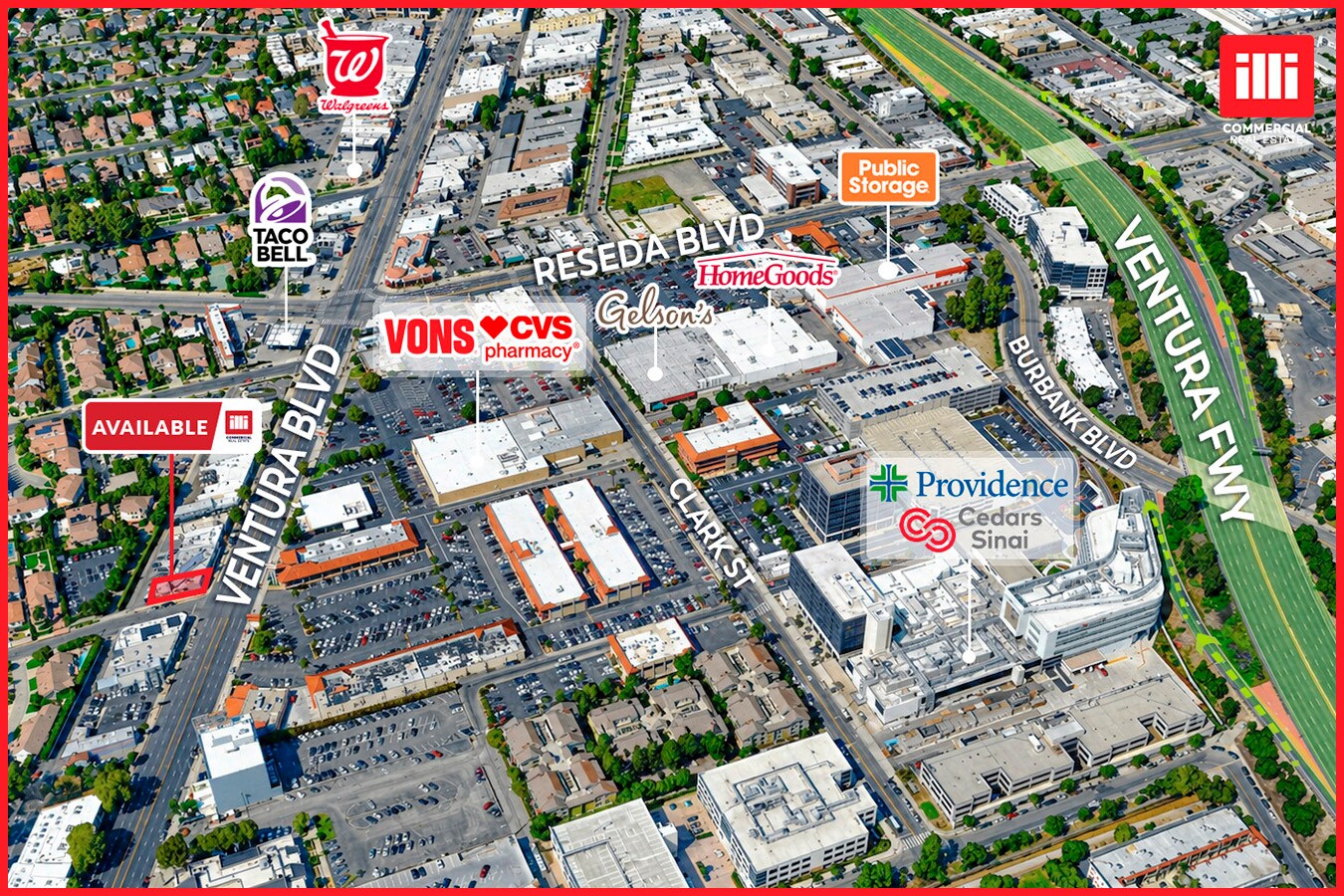 18400-18406 Ventura Blvd, Tarzana, CA for Rent