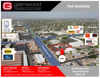 Mesa, AZ Commercial Land - 1118 W Guadalupe Rd Mesa, AZ Commercial Land - 1118 W Guadalupe Rd